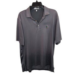 Peter Millar Summer Comfort Gray Golf Polo Shirt - Size M